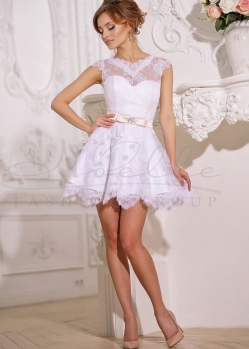 Свадебное платье Эдельвейс-короткое